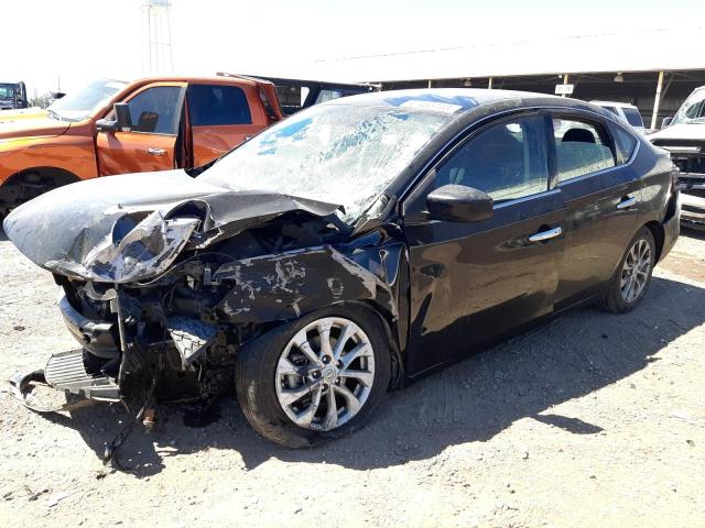 NISSAN SENTRA S 2019 with VIN 3N1AB7AP2KL613460 - Photo from auction