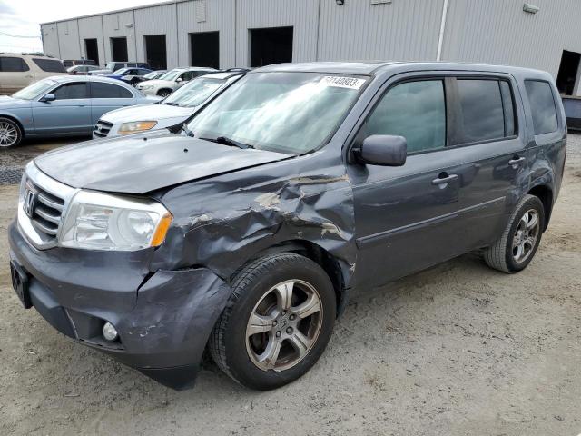 HONDA PILOT EXL 2014 with VIN 5FNYF3H50EB021605 - Photo from auction