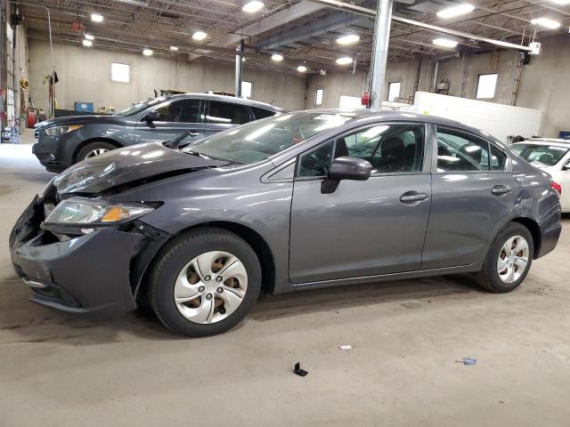 Photo 1 from auction – 2015 HONDA CIVIC LX with VIN 2HGFB2F50FH501558