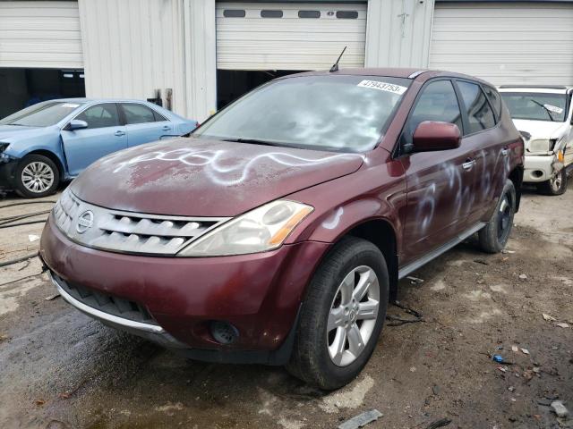 NISSAN MURANO SL 2006 with VIN JN8AZ08T16W429456 - Photo from auction