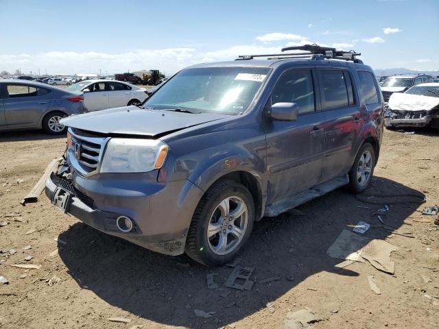 HONDA PILOT EXL 2015 with VIN 5FNYF4H58FB074334 - Photo from auction