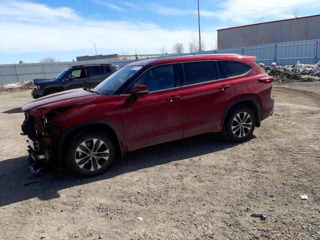 TOYOTA HIGHLANDER 2021 with VIN 5TDGZRBH7MS153019 - Photo from auction