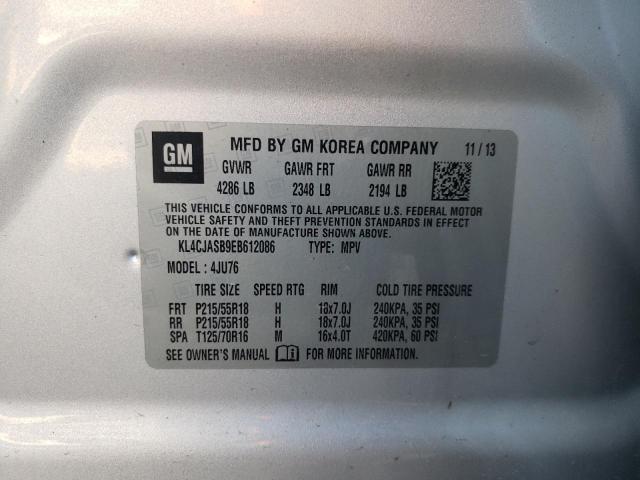 Photo 14 from auction – 2014 BUICK ENCORE with VIN KL4CJASB9EB612086