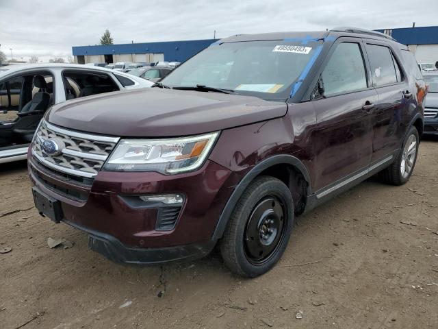 FORD EXPLORER X 2018 with VIN 1FM5K8D8XJGB40656 - Photo from auction