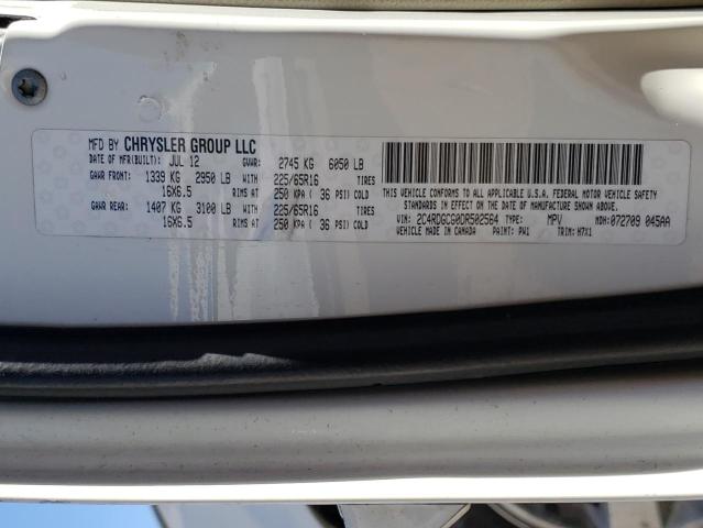 Photo 14 from auction – 2013 DODGE GRAND CARA with VIN 2C4RDGCG0DR502564