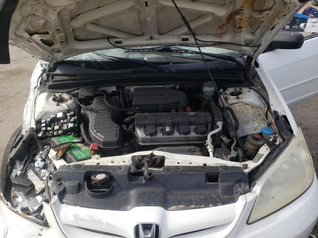 Photo 11 from auction – 2005 HONDA CIVIC LX with VIN JHMES16565S003780