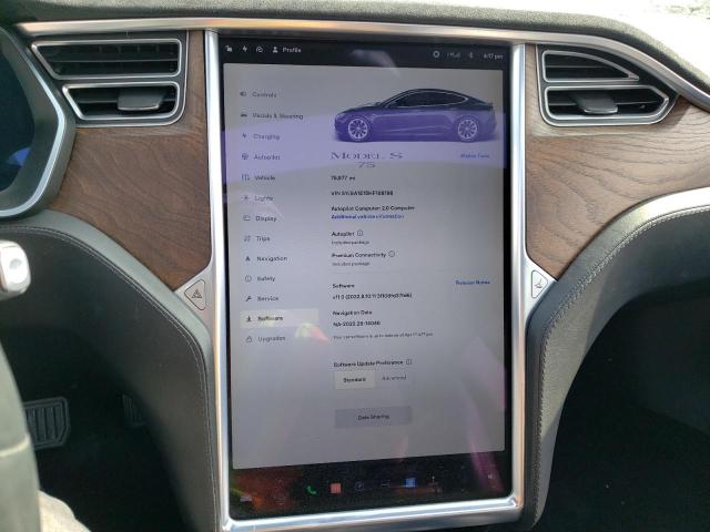 Photo 9 from auction – 2017 TESLA MODEL S with VIN 5YJSA1E15HF188198