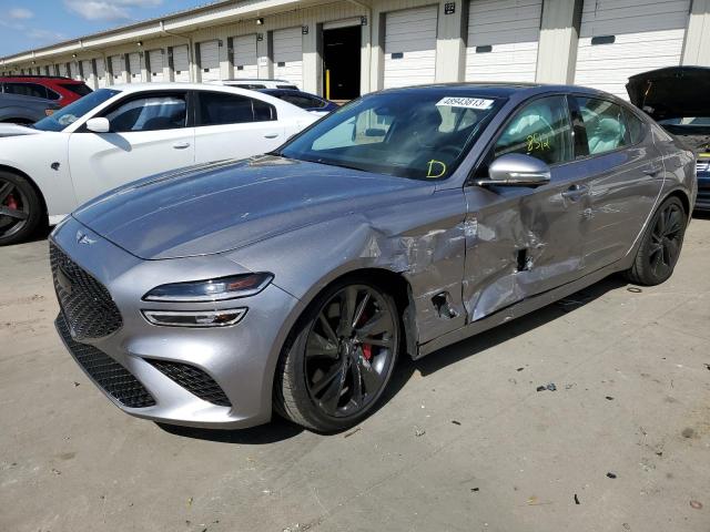 GENESIS G70 BASE 2022 with VIN KMTG54TE2NU102545 - Photo from auction