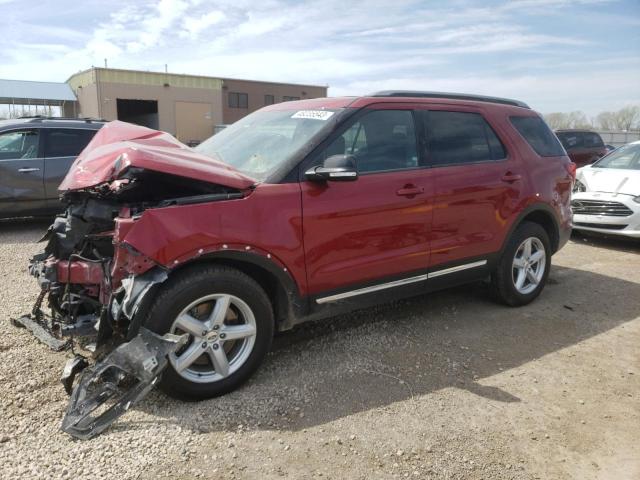 FORD EXPLORER X 2017 with VIN 1FM5K8DH8HGB91051 - Photo from auction