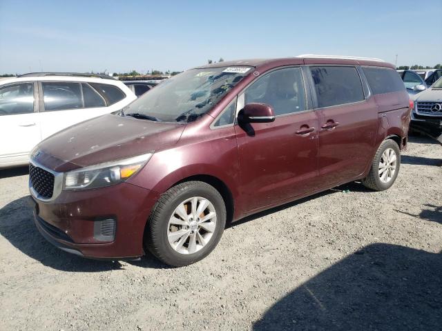 KIA SEDONA LX 2015 with VIN KNDMB5C17F6065477 - Photo from auction