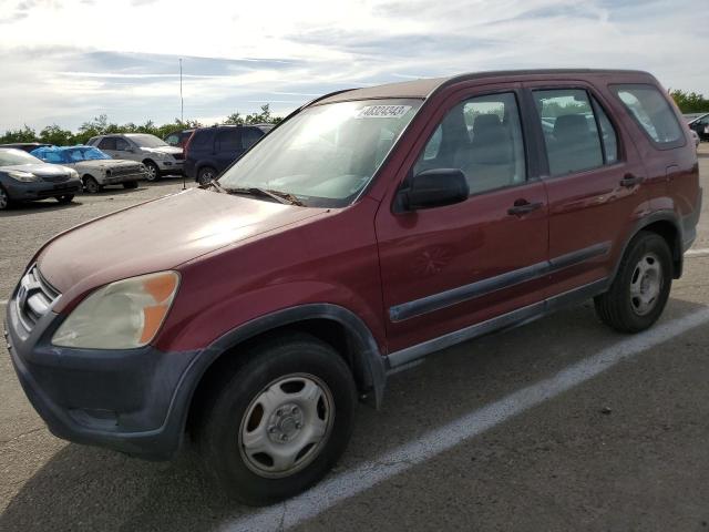 HONDA CR-V LX 2003 with VIN JHLRD68423C000609 - Photo from auction