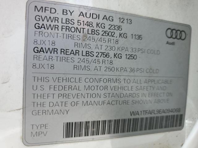 Foto 14 de la subasta – 2014 AUDI A4 ALLROAD con VIN WA1TFAFL9EA094068