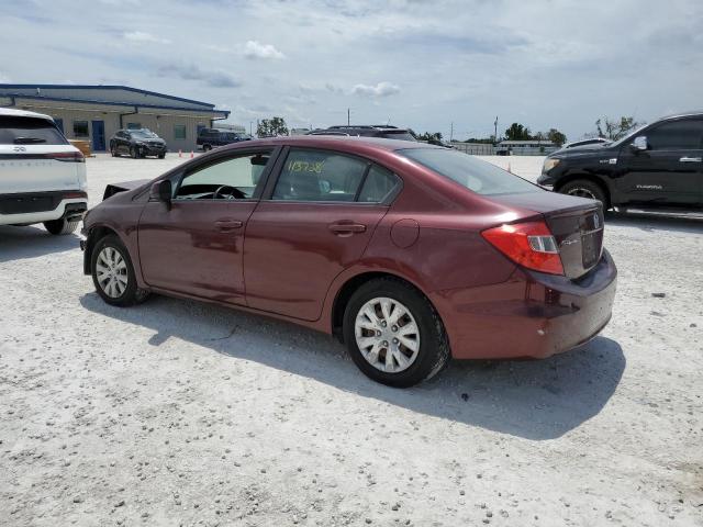 Photo 2 from auction – 2012 HONDA CIVIC LX with VIN 2HGFB2F57CH608103
