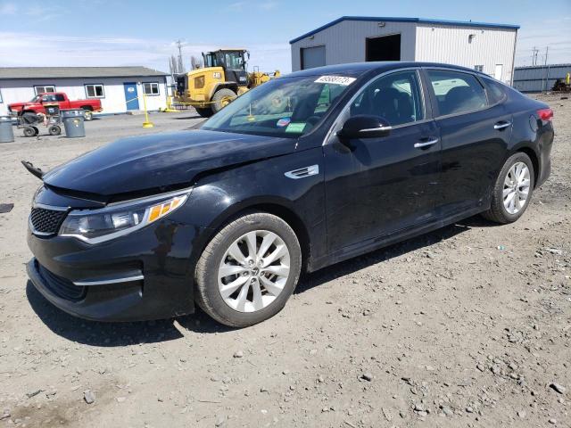 KIA OPTIMA LX 2018 with VIN 5XXGT4L38JG261069 - Photo from auction