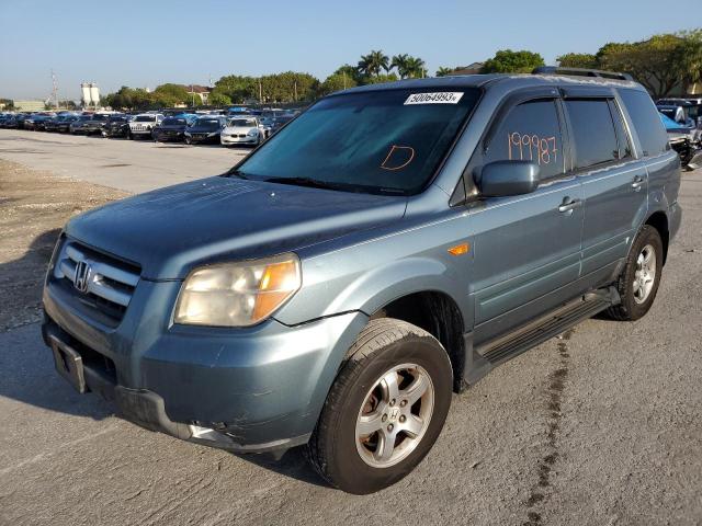 HONDA PILOT EXL 2008 with VIN 5FNYF28508B008044 - Photo from auction