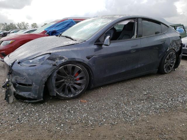TESLA MODEL Y 2022 with VIN 7SAYGDEF2NF493744 - Photo from auction