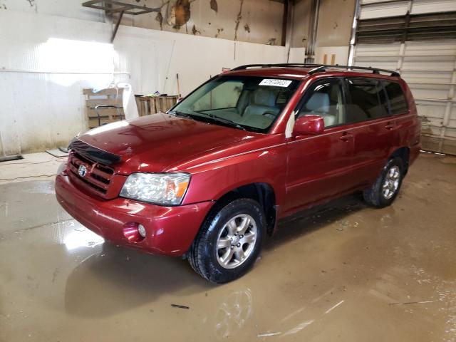 TOYOTA HIGHLANDER 2006 with VIN JTEEP21A260157571 - Photo from auction