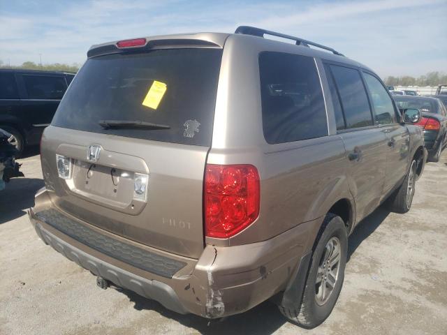Photo 3 from auction – 2004 HONDA PILOT EXL with VIN 2HKYF18544H539883