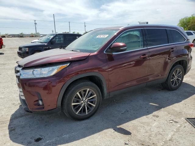 Photo 1 from auction – 2019 TOYOTA HIGHLANDER with VIN 5TDKZRFH1KS302851