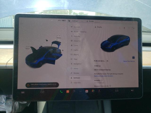 Photo 9 from auction – 2022 TESLA MODEL 3 with VIN 5YJ3E1EA0NF188730