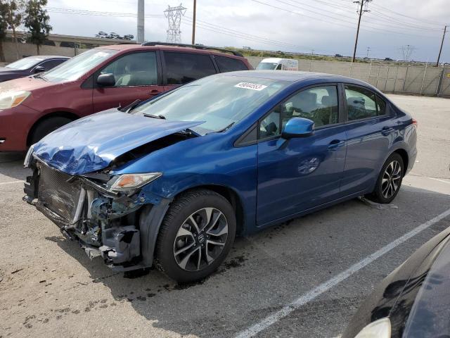HONDA CIVIC EXL 2013 with VIN 19XFB2F9XDE048835 - Photo from auction