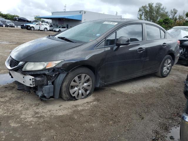 HONDA CIVIC LX 2013 with VIN 19XFB2F50DE217578 - Photo from auction