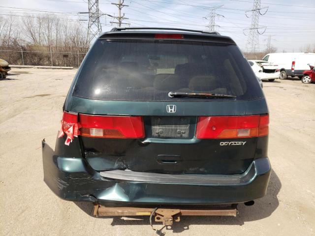 Photo 6 from auction – 2001 HONDA ODYSSEY EX with VIN 2HKRL18631H620648