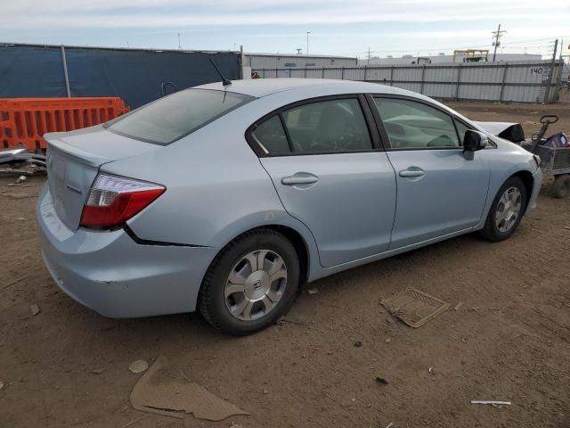 Photo 3 from auction – 2012 HONDA CIVIC HYBR with VIN JHMFB4F37CS005930