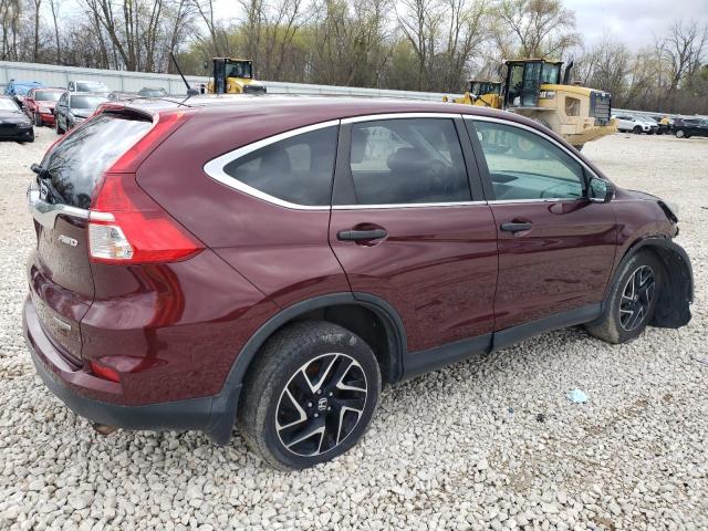 Photo 3 from auction – 2016 HONDA CR-V SE with VIN 5J6RM4H41GL094872