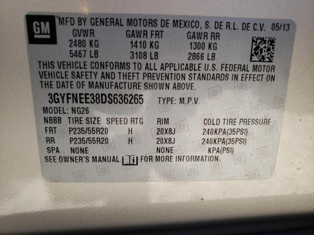 Photo 14 from auction – 2013 CADILLAC SRX PREMIU with VIN 3GYFNEE38DS636265