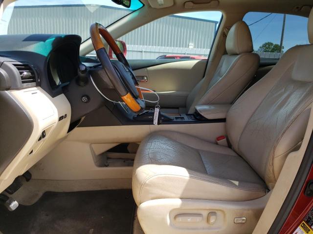 Photo 7 from auction – 2010 LEXUS RX 350 with VIN 2T2BK1BA4AC058792
