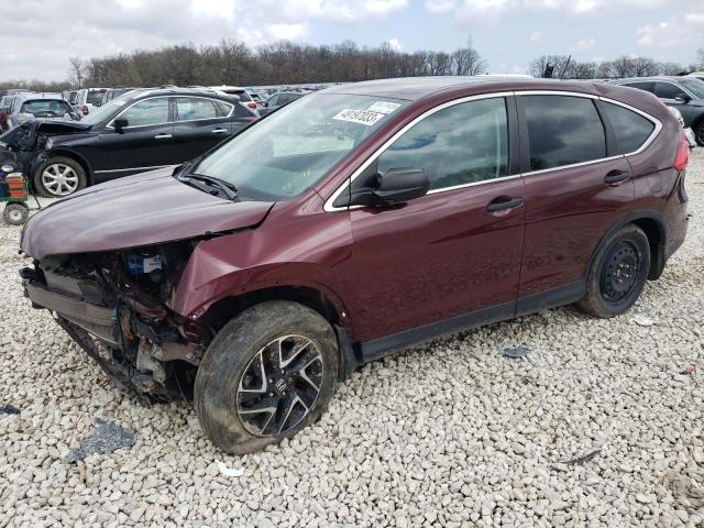 HONDA CR-V SE 2016 with VIN 5J6RM4H41GL094872 - Photo from auction
