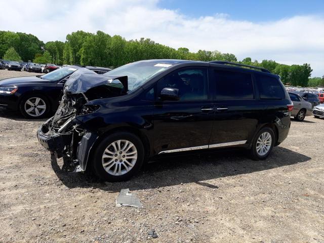 TOYOTA SIENNA XLE 2015 with VIN 5TDYK3DC2FS686406 - Photo from auction