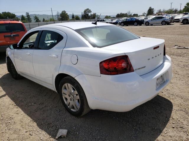 Photo 2 from auction – 2012 DODGE AVENGER SE with VIN 1C3CDZAB5CN209039