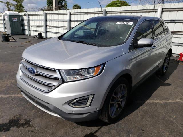 FORD EDGE TITAN 2015 with VIN 2FMPK4K80FBB18734 - Photo from auction