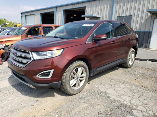 FORD EDGE SEL 2015 with VIN 2FMTK4J83FBB30036 - Photo from auction