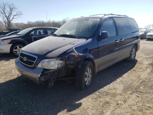 KIA SEDONA EX 2004 with VIN KNDUP131846582441 - Photo from auction