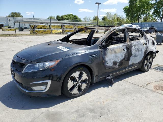 KIA OPTIMA HYB 2013 with VIN KNAGM4AD2D5045314 - Photo from auction