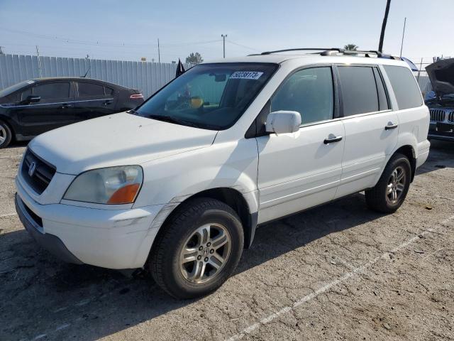 HONDA PILOT EX 2004 with VIN 2HKYF18474H568088 - Photo from auction