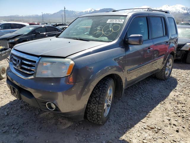 HONDA PILOT EXLN 2014 with VIN 5FNYF4H70EB017416 - Photo from auction