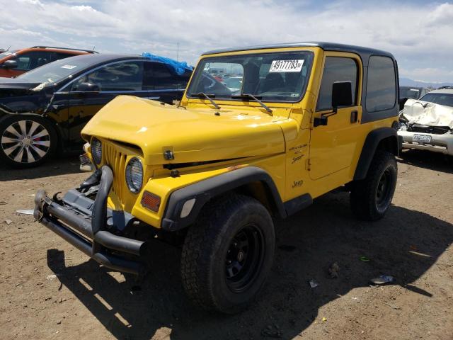 JEEP WRANGLER / 2001 with VIN 1J4FA49S91P315742 - Photo from auction