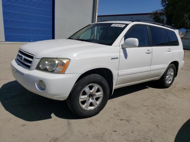 TOYOTA HIGHLANDER 2003 with VIN JTEGF21A830084438 - Photo from auction