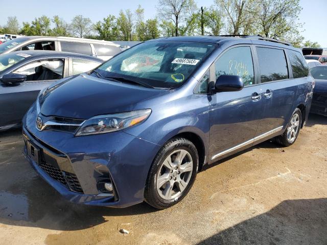 TOYOTA SIENNA SE 2019 with VIN 5TDEZ3DC2KS210276 - Photo from auction