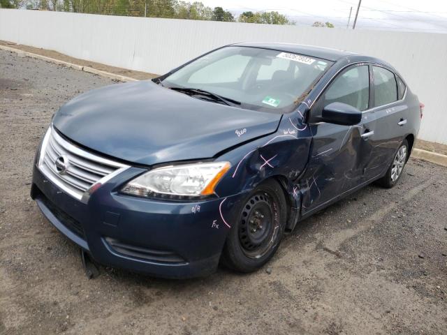 NISSAN SENTRA S 2013 with VIN 1N4AB7AP0DN903329 - Photo from auction