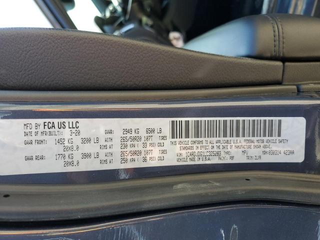 Photo 14 from auction – 2020 DODGE DURANGO GT with VIN 1C4RDJDG1LC325283