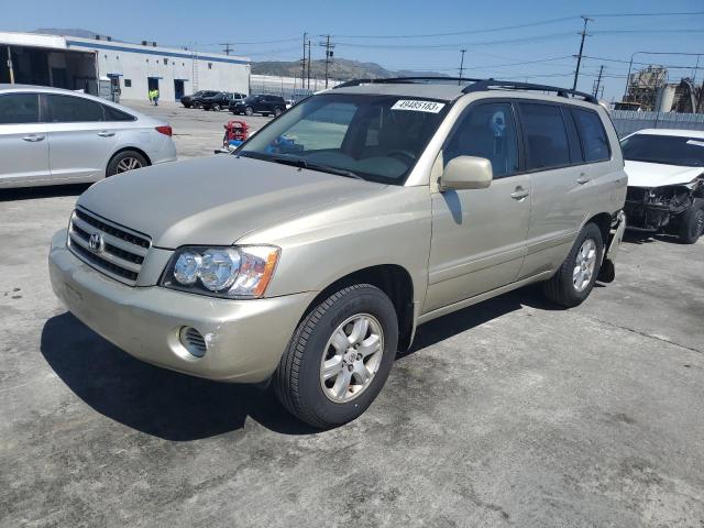 TOYOTA HIGHLANDER 2002 with VIN JTEGF21A220072087 - Photo from auction
