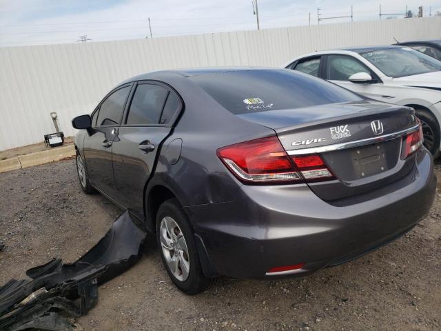 Photo 2 from auction – 2015 HONDA CIVIC LX with VIN 19XFB2F52FE213499
