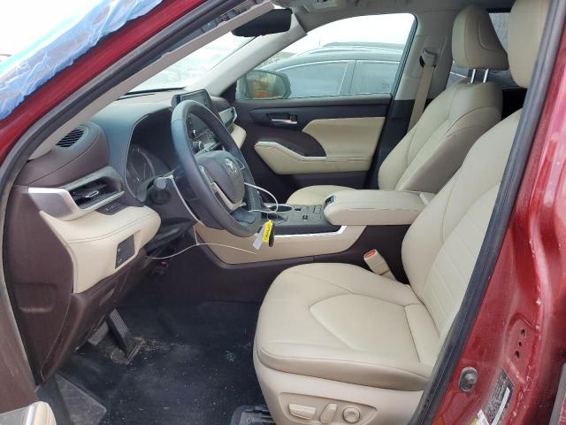 Photo 7 from auction – 2022 TOYOTA HIGHLANDER with VIN 5TDGZRAH0NS549117