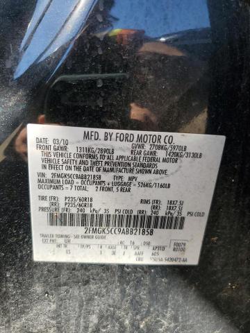 Photo 14 from auction – 2010 FORD FLEX SEL with VIN 2FMGK5CC9ABB21858