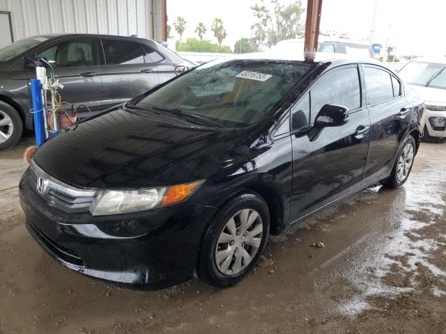 HONDA CIVIC LX 2012 with VIN 19XFB2F57CE012029 - Photo from auction
